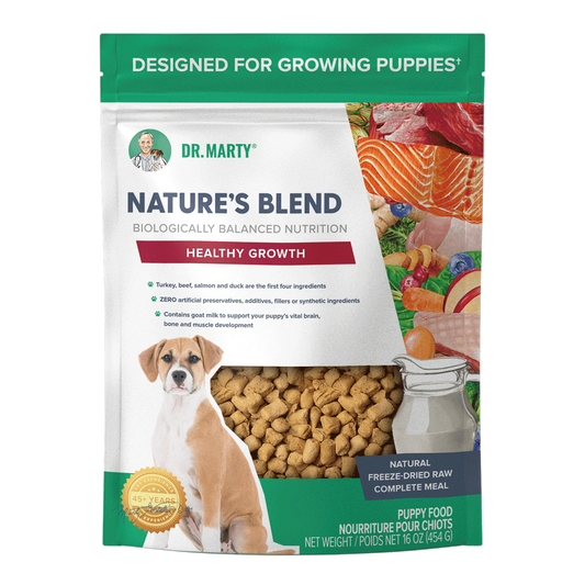 Dr. Marty Nature's Blend Healthy Growth Freeze-Dried Puppy Dog Food